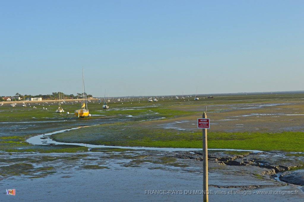DSC0053.JPG - Andernos - 33 - Chenal à marée basse -  Octobre 2014