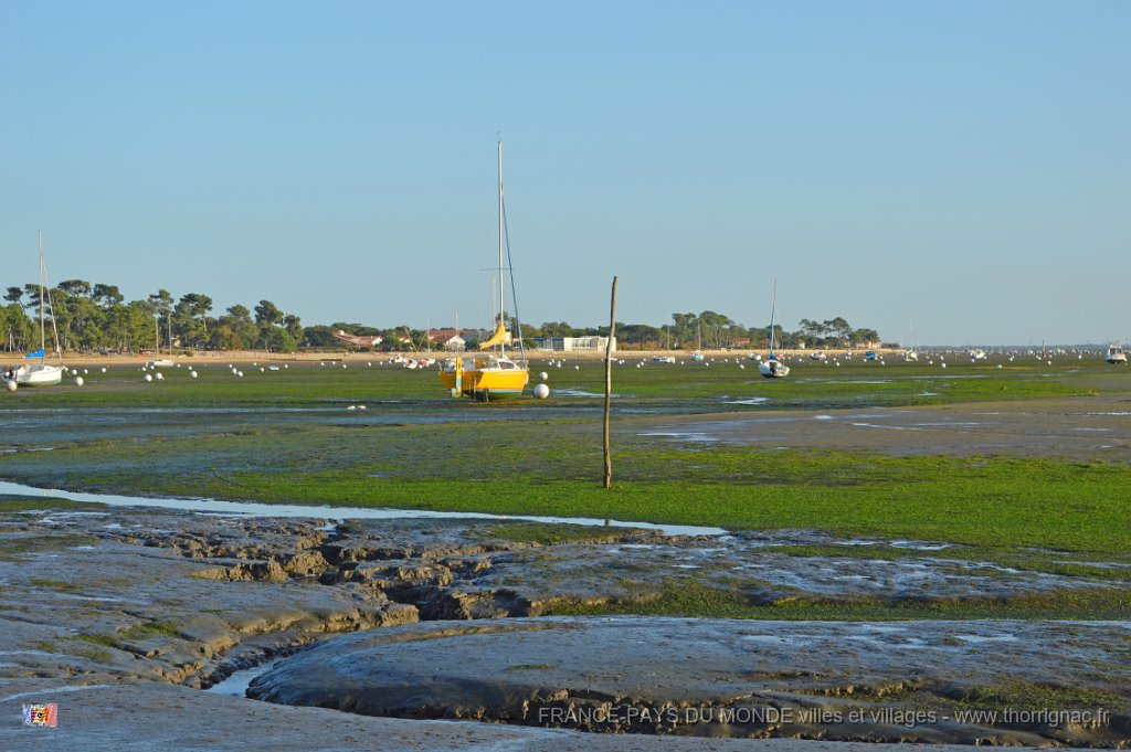 DSC0055.JPG - Andernos - 33 - Chenal à marée basse - Octobre 2014