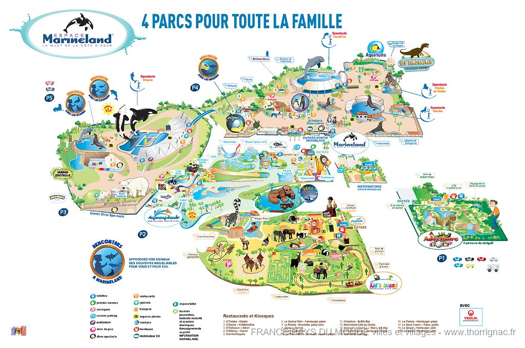plan espace marineland.jpg - Marineland - Parc d'attractions aquatiques - Antibes - Août 2014