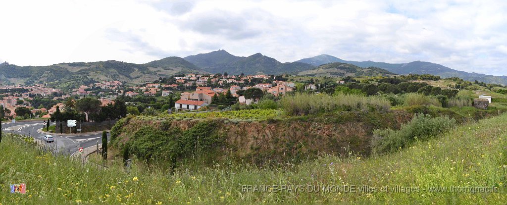Panorama sans titre6 modifie 1.jpg - Collioure. L'entrée du village. Mai 2013