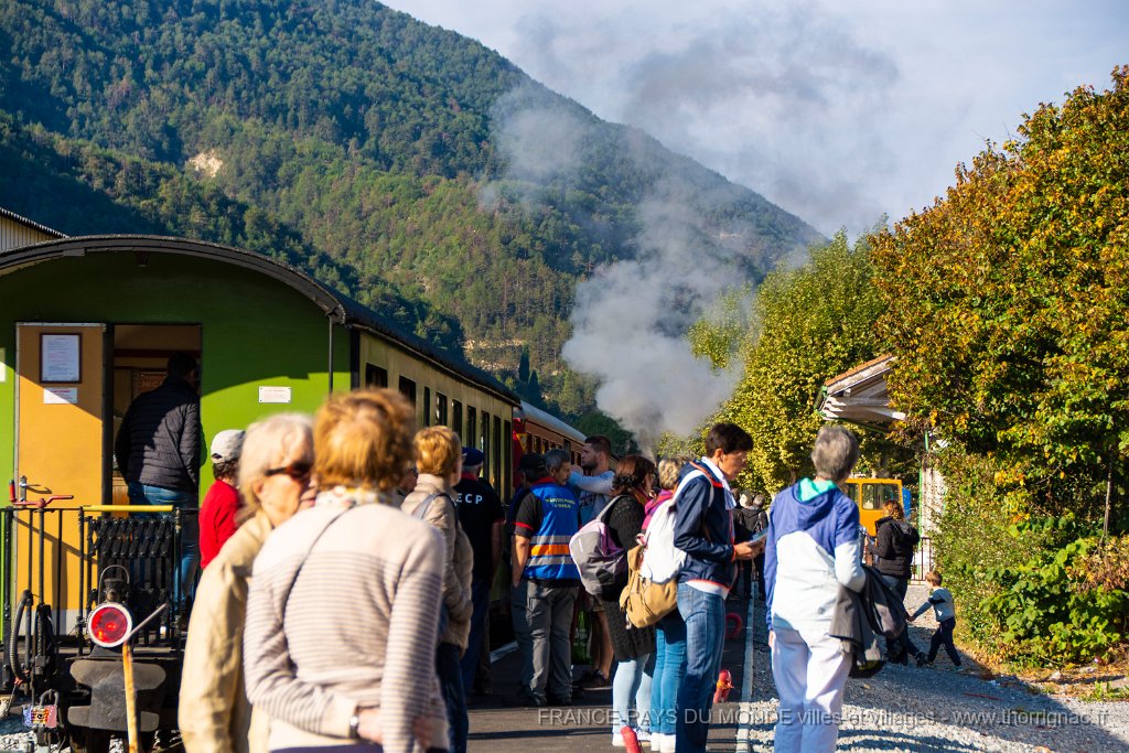 Petit train des Pignes 04 octobre 2018 25.jpg - Puget Théniers (06) - Entrevaux (04) - Annot (04) - 04 octobre 2018.