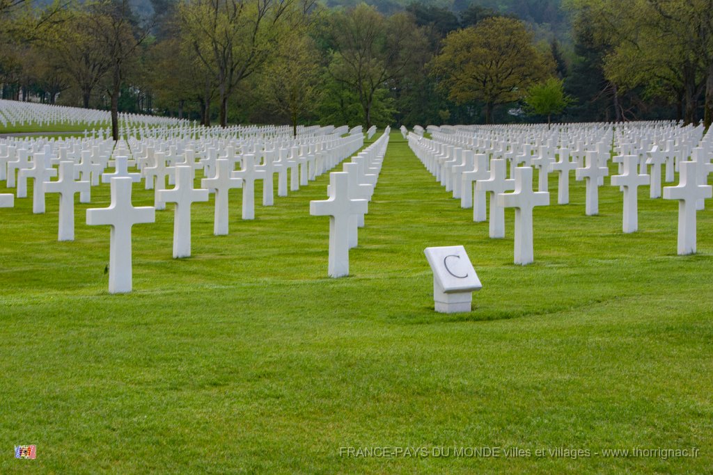 Cimetiere Americain mai 2019 23.jpg - Saint-Avold (57) - Le cimetiere Américain - Mai 2019
