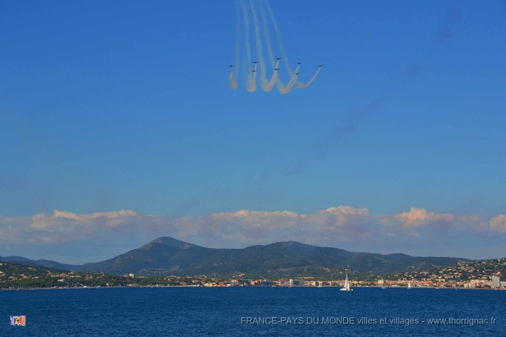 Saint Tropez 10 octobre 2015 177.JPG - Saint-Tropez. La patrouille de France lors d'un meeting à Sainte-Maxime. 10 octobre 2015.